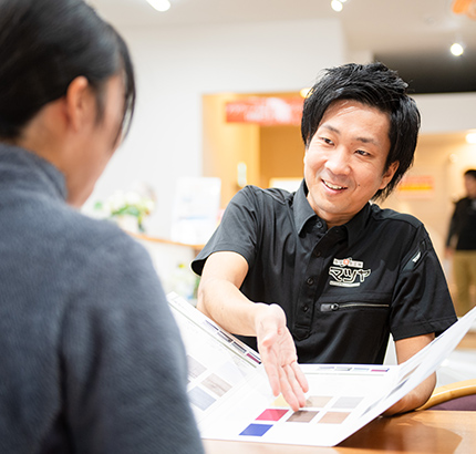 どんなご要望でも笑顔で対応！経験豊富な担当者が 提案から現場管理までを一貫して対応