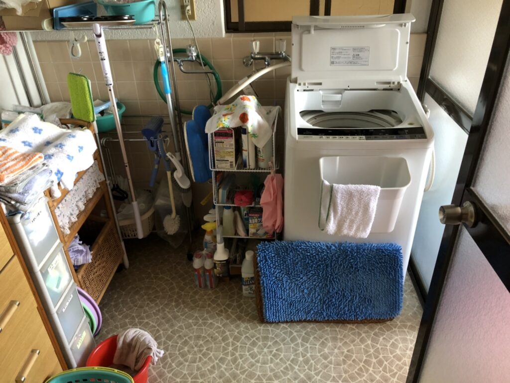 【米子市】ご両親に快適と安心の脱衣室プレゼント!