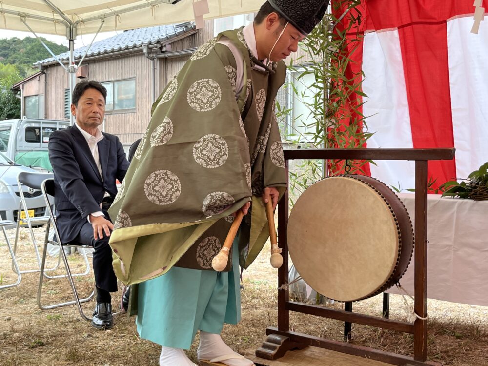 神主さんの挨拶とともに始まりました！