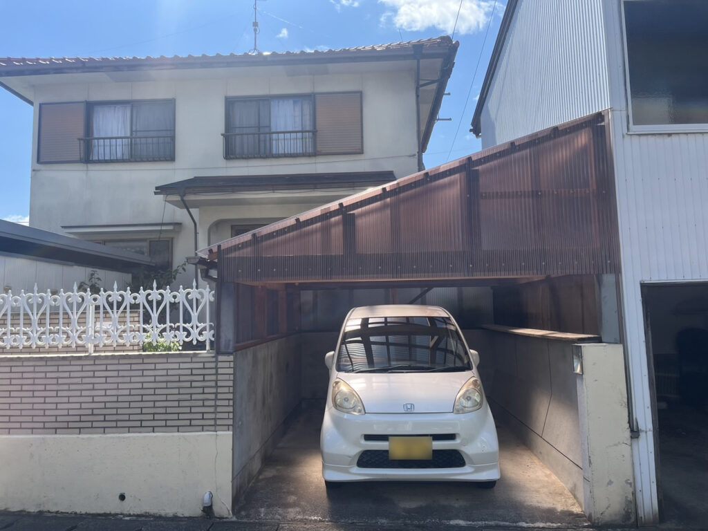 【米子市】木造車庫の修繕リフォーム