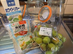 今年こそ！初めての梅酒づくりに挑戦してみました！