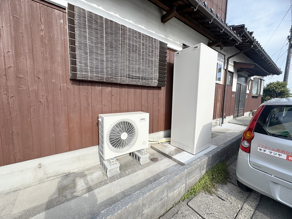 【境港市】石油給湯器からエコキュートへ！快適＆省エネリフォーム