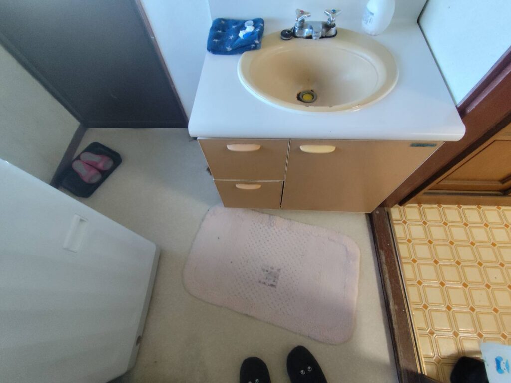 【米子市】老朽化と使いにくさを解消！快適な洗面台リフォーム